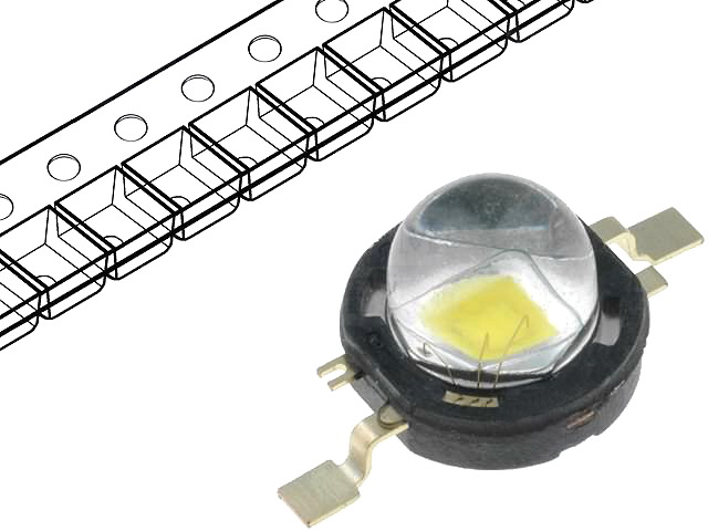LED alb rece, led putere 4W alb W49180 105lm, SEOUL SEMICONDUCTOR