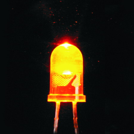 Led 10mm, portocaliu, 150mcd, L-813ED