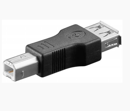 Adaptor USB 2.0 A mama > B tata, mufa imprimanta, ADAPT-USBAF-USBBM