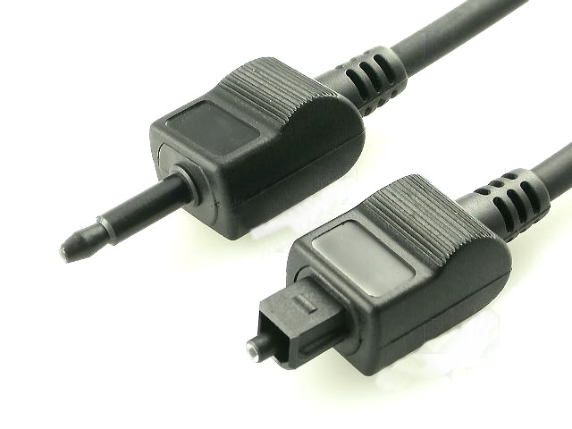 Cablu optic, mufa Toslink-jack, mufa 3,5 mm; 2m, CABLE-621