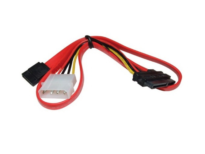 Cablu Sata, cu alimentare, SATA-7+15, GOOBAY