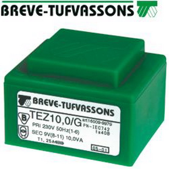 Transformator 6V, pcb, 2VA, TEZ2/D/6V