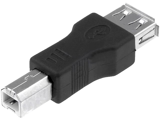 Adaptor; USB-A soclu, USB-B mufa, USB-AF/BM
