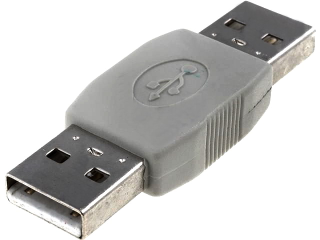 Adaptor; USB-A mufa USB-AM/AM