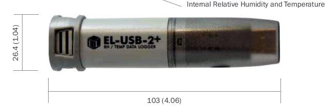 Inregistrator USB, Temperatura 0.3%,+Umiditate 2%, Datalogger. soft, listare date, grafice, EL-USB-PLUS, LASCAR
