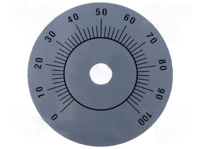 Scala indicatoare, AL diam 26mm, SKALA-F1