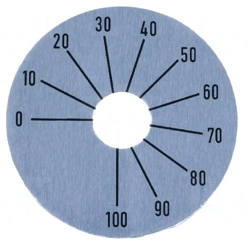 Scala AL, diam 45mm, gaura 10mm, SKALA-F2