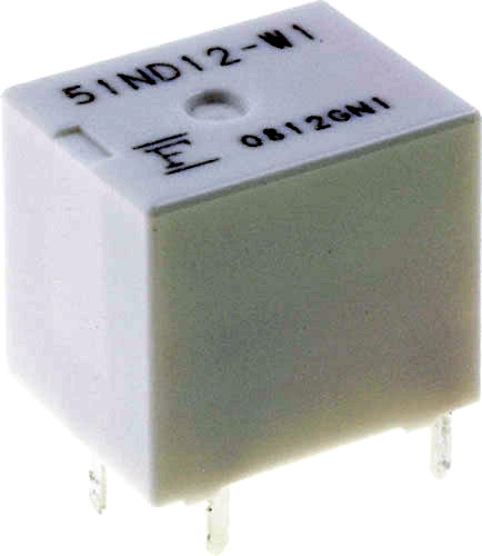Releu auto 12VDC, SPDT, 25A, 5 pini, FBR51ND12-W1, FUJITSU-TAKAMISAWA