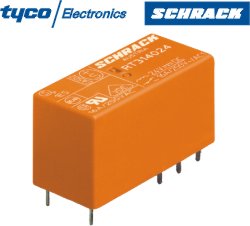 Releu 24VDC, 16A, SPDT, RT314024, TE Connectivity