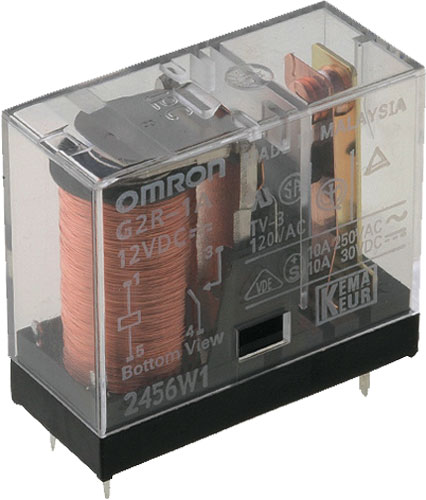 Releu 24VDC, SPST-NO, 16A, G2R-1A-E-24DC