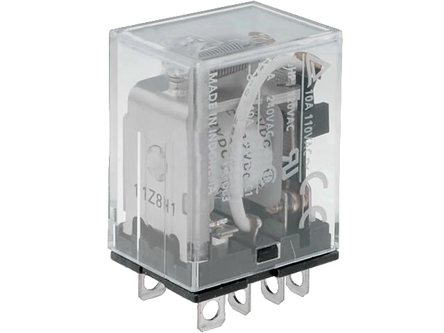 Releu 12VDC, 10A, DPDT, LY2-12DC