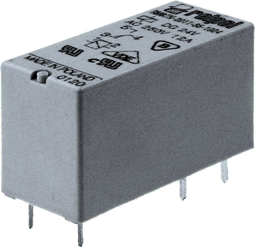 Releu 12VDC, 12A, SPDT, RM87N-P-12VDC, RELPOL