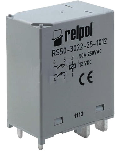 Releu 12VDC, 50A, DPST-NO, RS50-Z-12VDC