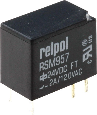 Releu 12VDC, 2A, SPDT, RSM957-P-12