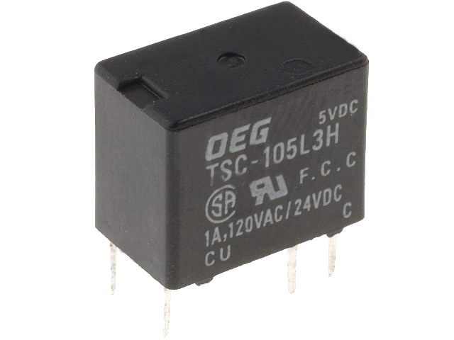 Releu 5VDC, SPDT, 1A, TSC-105L3H