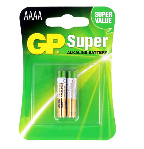 Baterie 1.5V, LR61, AAAA, 2 buc. blister, BAT-LR61/G, GP