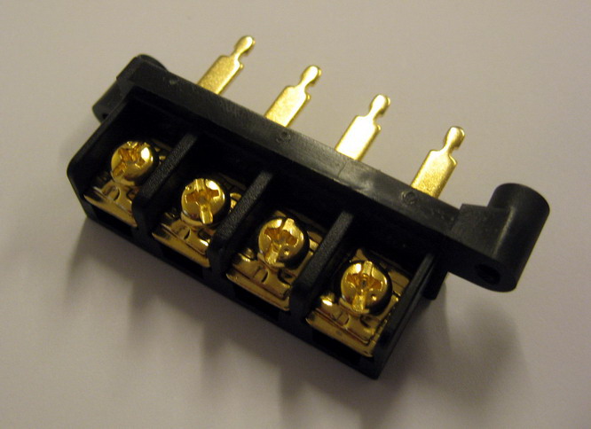 Conector de putere, 20A, 4 pini, panou, CON4A