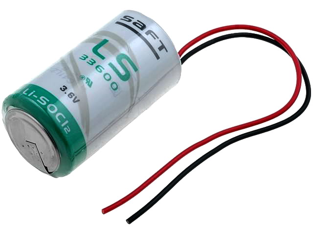 Baterie 3.6V, D, R20, Lithium, SAFT-LS33600PR