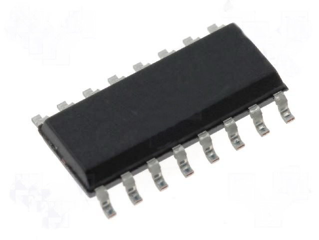 CD4049UBD, digital; buffer, inversor, translator; Ch: 6; CMOS,TTL; SMD; SOIC16