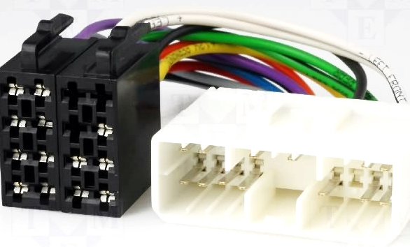 Conector auto, radio, adaptor, MATIZ/LANOS/NUBIRA ISO, ZRS-AS-1B