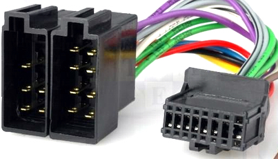 Conector auto, PIONEER, ISO, 16 PINI, ZRS-116