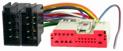 Conector auto, 24 pini, FORD FIESTA, FUSION ISO, ZRS-118