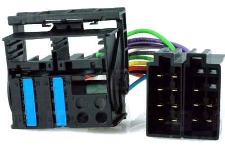 Conector auto pt radio BMW, Land Rover 2001>ISO ZRS-96