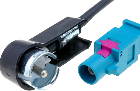 Conector auto pt radio Antenna adaptor ISO ZRS-GOLFV-ISO