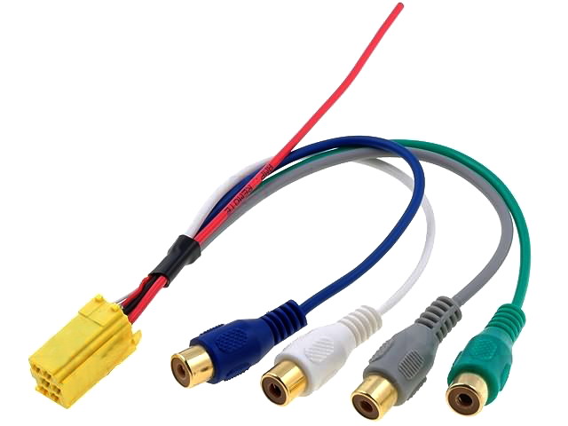 Conector auto pt radio, BLAUPUNKT, Mini-ISO/2RCA, ZRS-ISO-3
