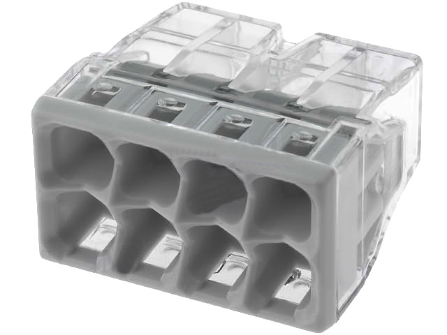 Conector rapid 8 cai, 24A, 450V, 0.5-2.5mm, 2273-208, WAGO