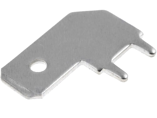 Conector plat, papuc, 6.3mm, pcb,  FS1573/NC