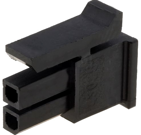 Carcasa MicroFit; 2 pini mama; pas 3mm, 43025-0200, MOLEX