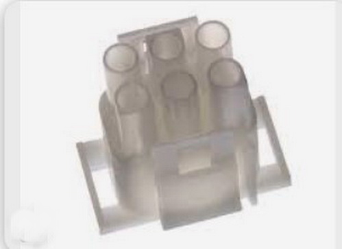 Carcasa NLS 2x3 pini, pas 6.35mm, mama, NLSW-2X3