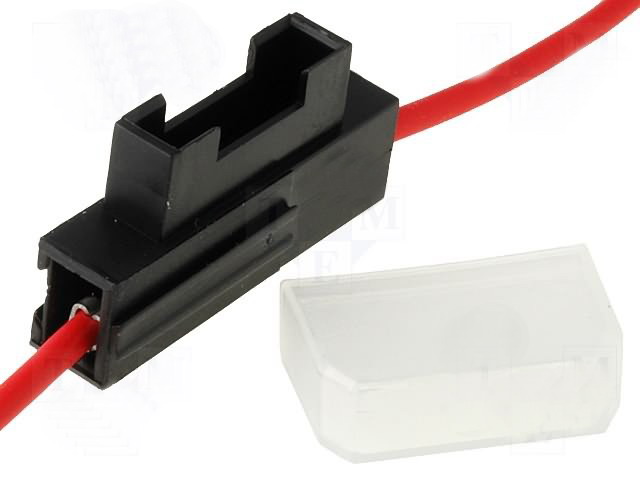 Suport siguranta, auto, 12A, cu fire, OBS-150-R