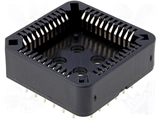 Soclu PLCC44, aurit, 44pini, PLCC-44G