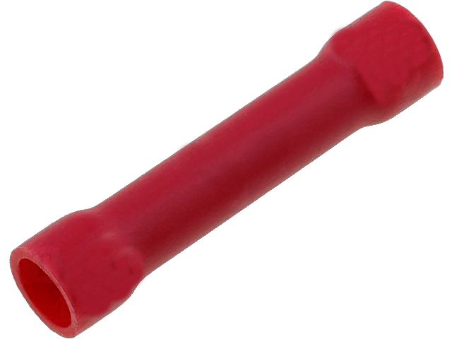 Terminal imbinare, izolat manson rosu, 0.5-1.5mm2, ST-060/R