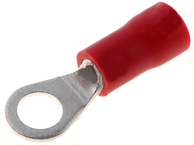 Papuc tip Inel, M4, terminal izolat, rosu, 0.5-1MM2, ST-081/R