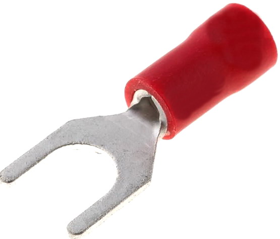 Papuc tip furcă; M5; Ø: 5,3mm; 0,5÷1mm2; crimpat; pe cablu, ST-092/R