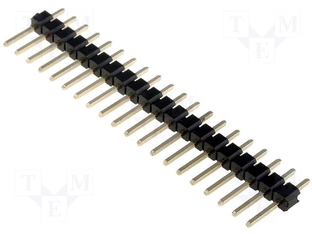 Şir pini; şiruri pini; tată; PIN: 20; drept; 2,54mm; THT; 1x20; L3mm, ZL201-20G, CONNFLY