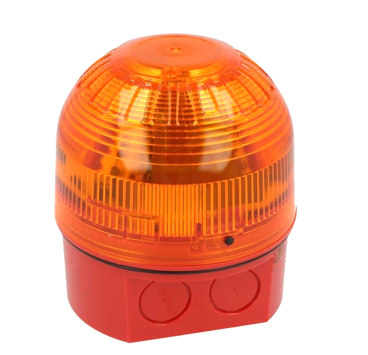 Baliza, lampa, xenon cu lumina, portocalie, intermitenta, 5J, 230VAC, IP65, PSB-0004, KLAXON