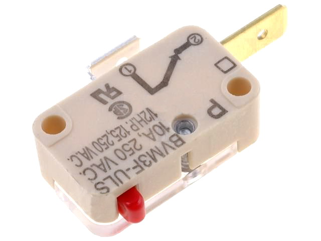 Microintrerupator 10A, 250V, SPTS-NC, BVM3FULS