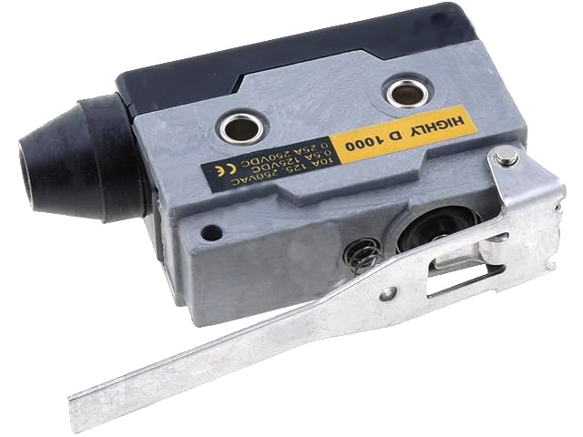 Microintrerupator cu maneta, 10A, SPDT, 250V, D1000