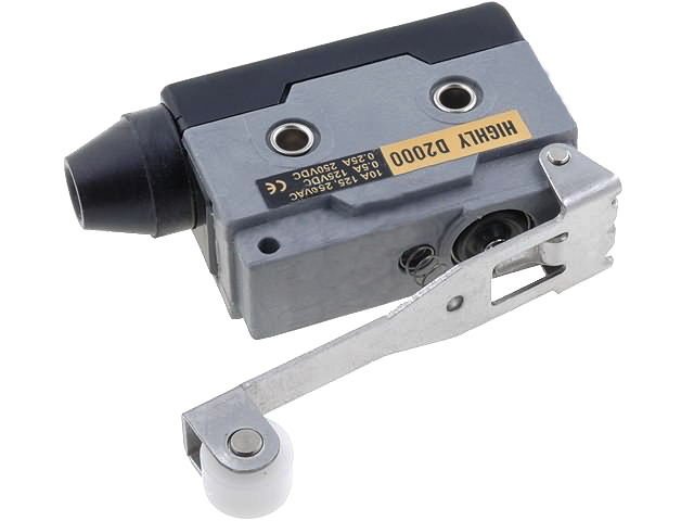Microintrerupator cu maneta, 10A, 250V, SPDT, D2000