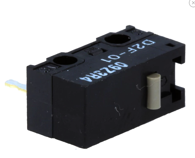 Microintrerupator 30V, 0.1A, SPDT, ON-(ON), D2F211, OMRON