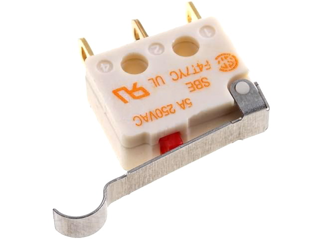 Microintrerupator cu maneta, 5A, 250V, F4T7YCUL