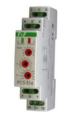 Timer multifunctional, 0.1sec-24 ore, 10 functii, comanda start, reset, 12-264V, PCS-516-UNI, F&F