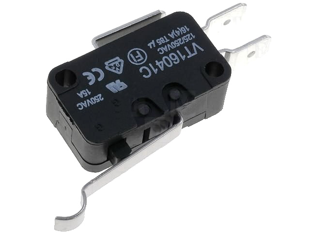 Microintrerupator cu lamela, 16A, ON-(ON), SPDT, VT16041C