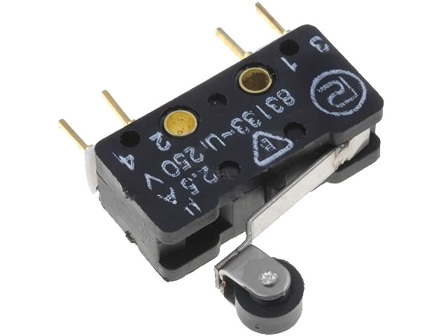 Microintrerupator cu lamela, NC, NO,  2.5A, 250V, WLK-13