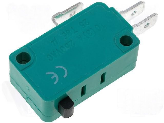 Microintrerupator, fara maneta, 10A, SPDT, ON-(ON), 3 pini, WLK-1