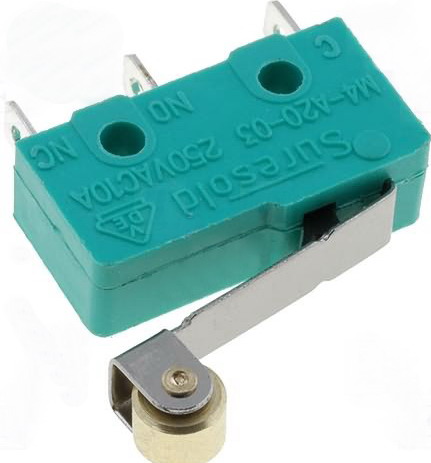 Microintrerupator cu rola, SPDT, 5A, ON-(ON), WLK-4MINI